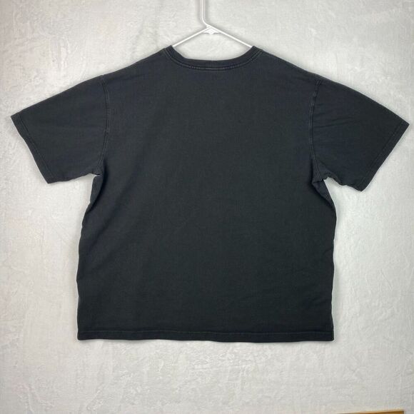 Carhartt T-shirt Mens XXL 2XL Black Logo Crewneck Short Sleeve Workshirt - Picture 2 of 8